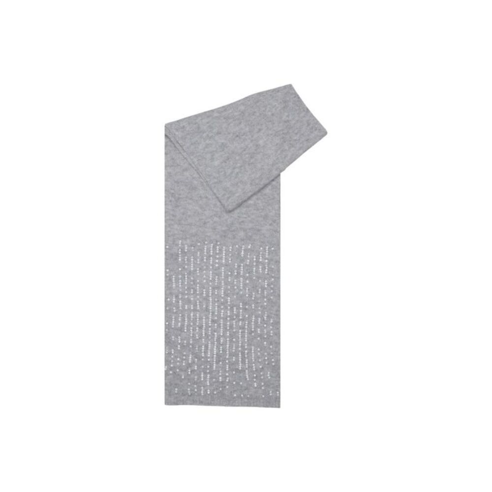 Pieces Gray Recycled Polyester Women's Scarf